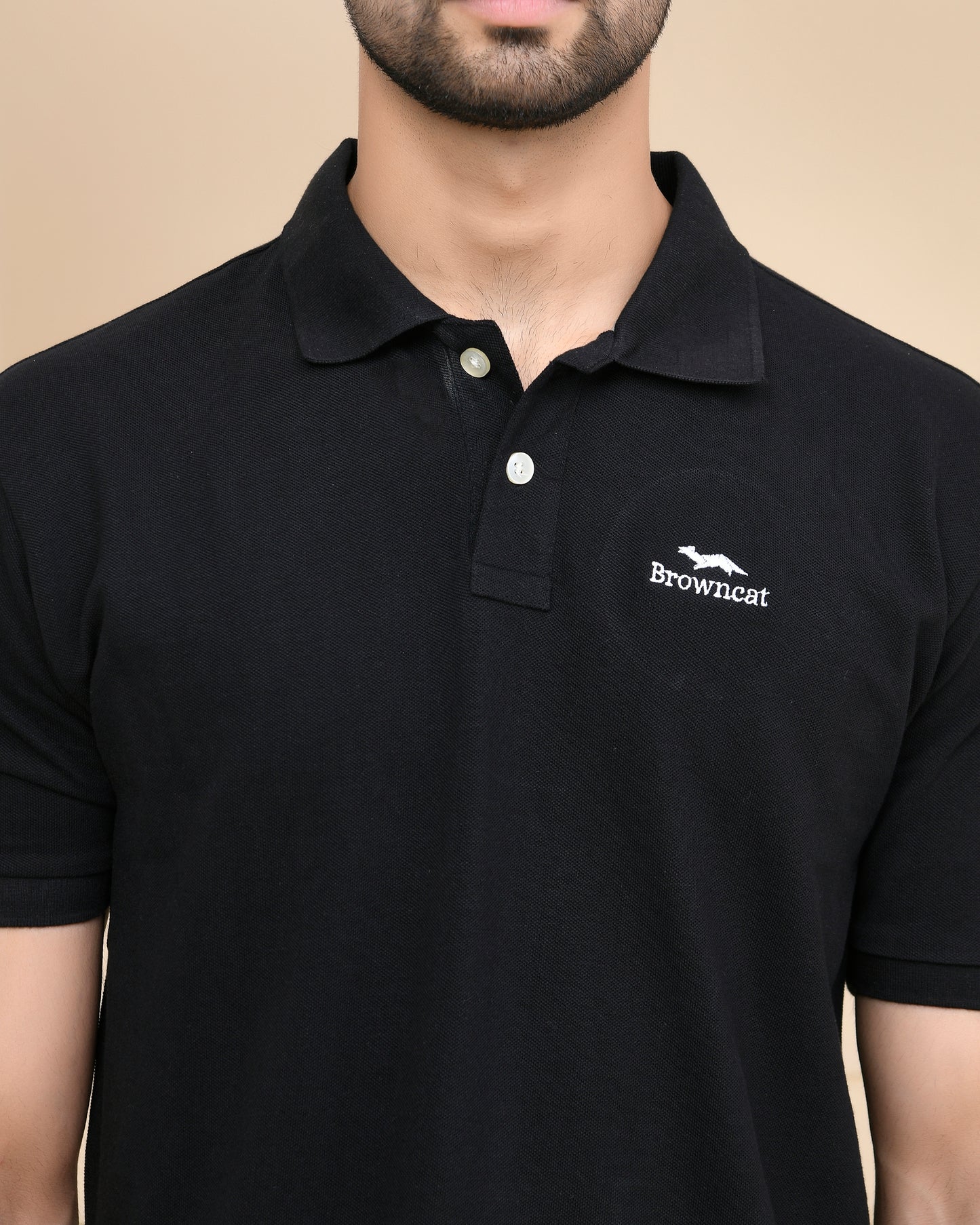 Black Polo T-Shirt