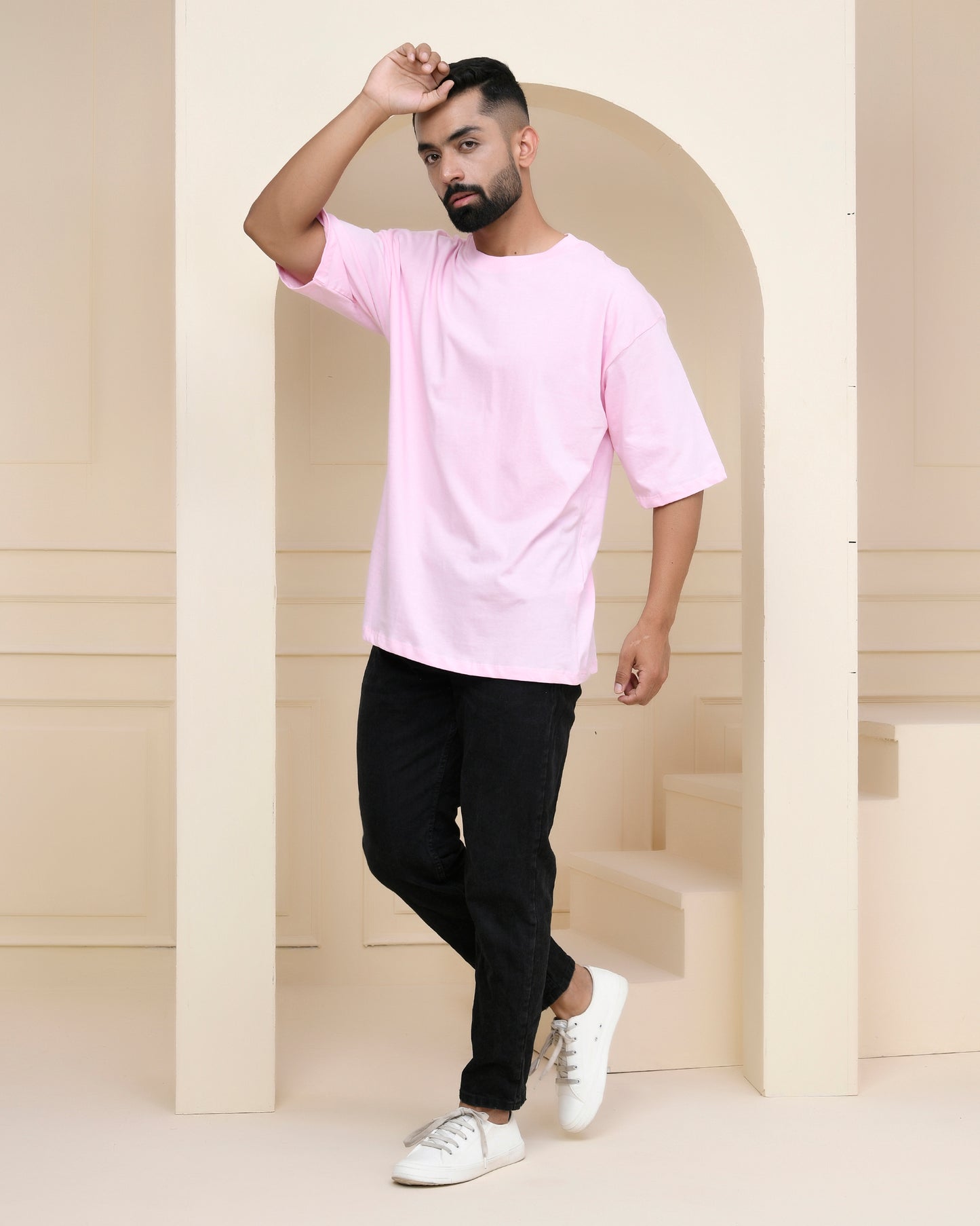 Soft Pink Oversized T-Shirt