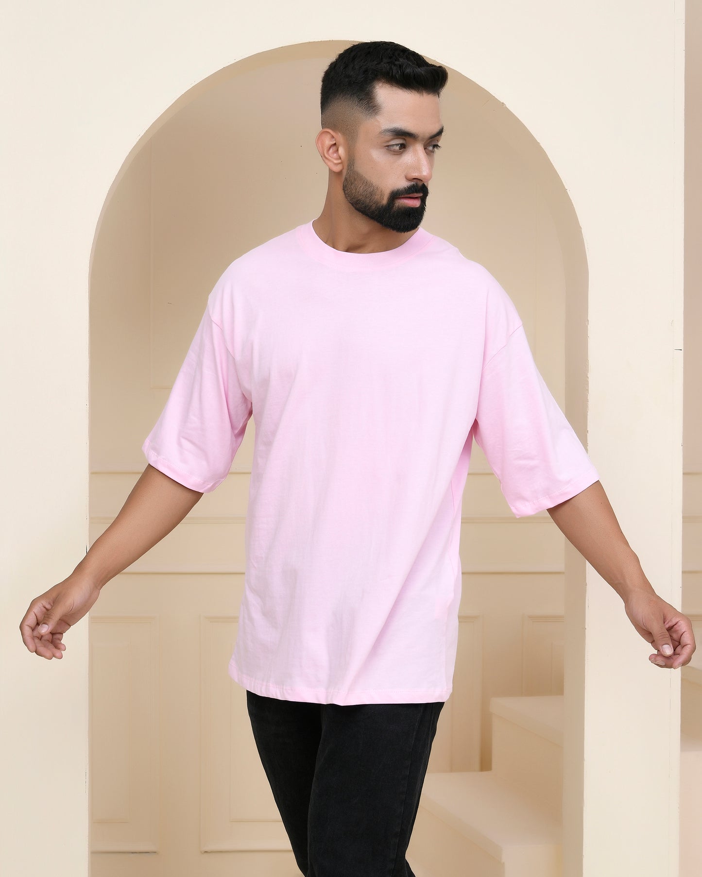 Soft Pink Oversized T-Shirt