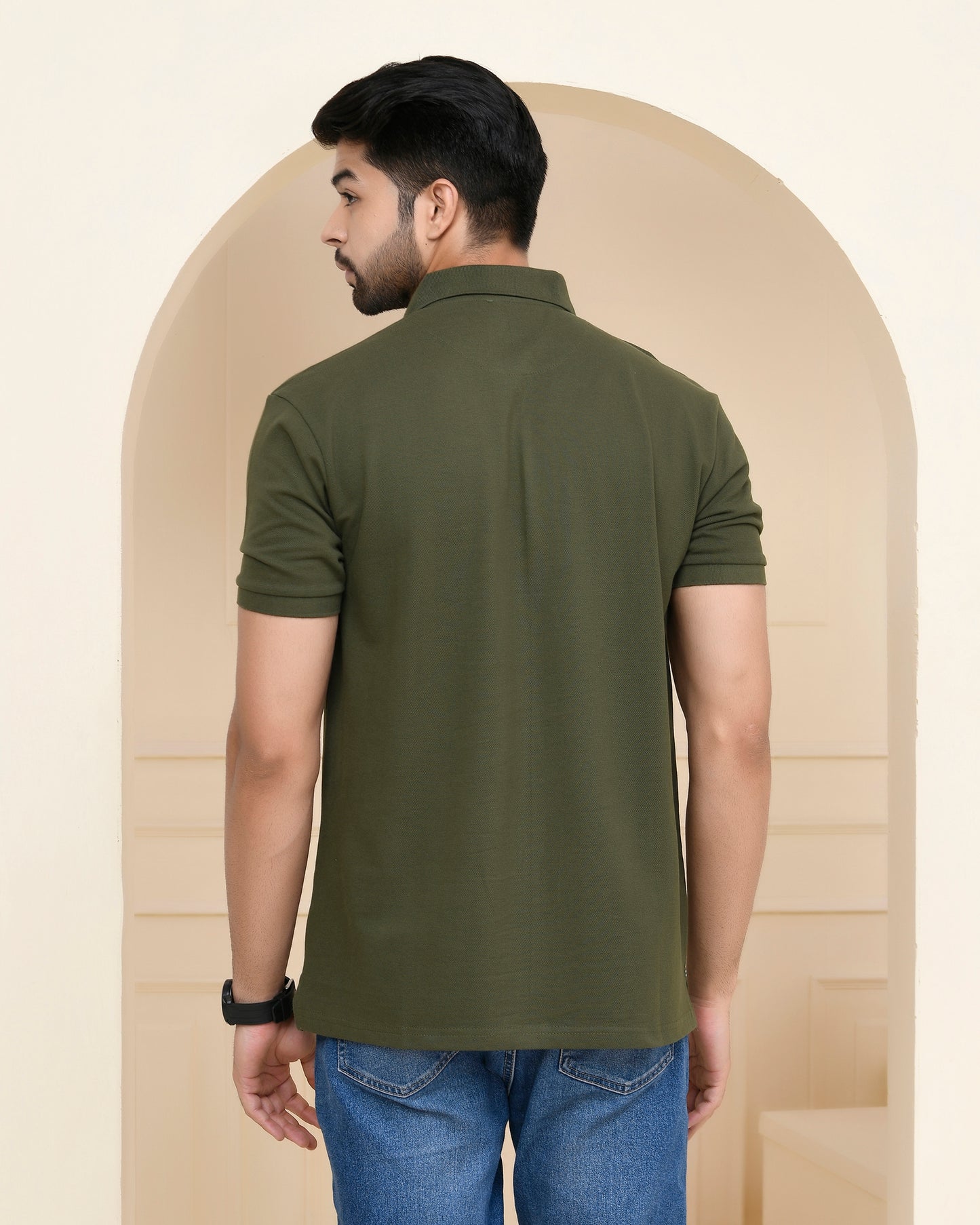 Olive Green Polo T-shirt