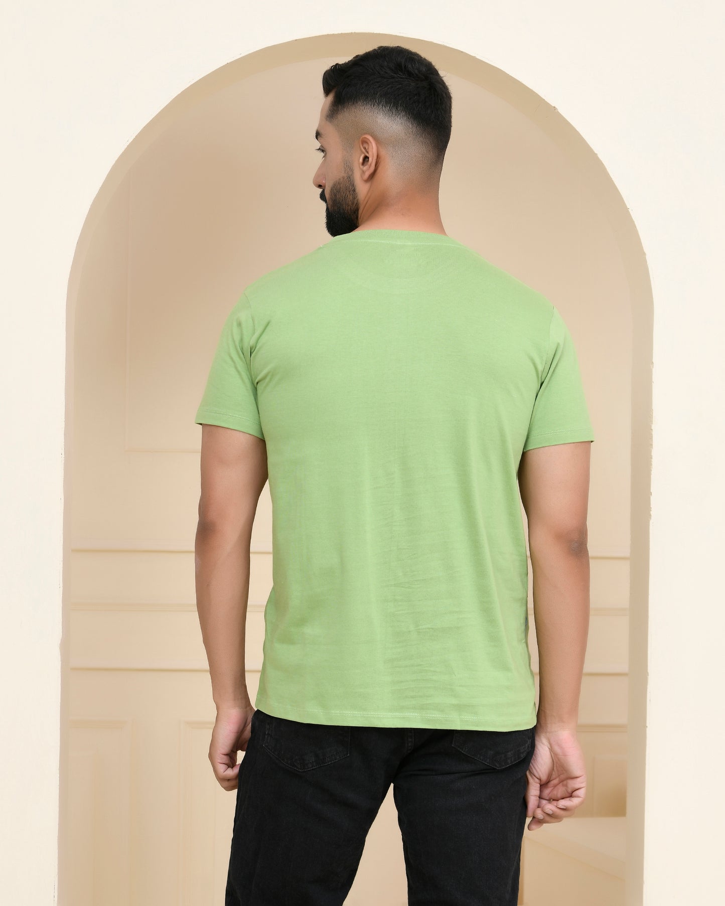 Kiwi Green Plain T-Shirt