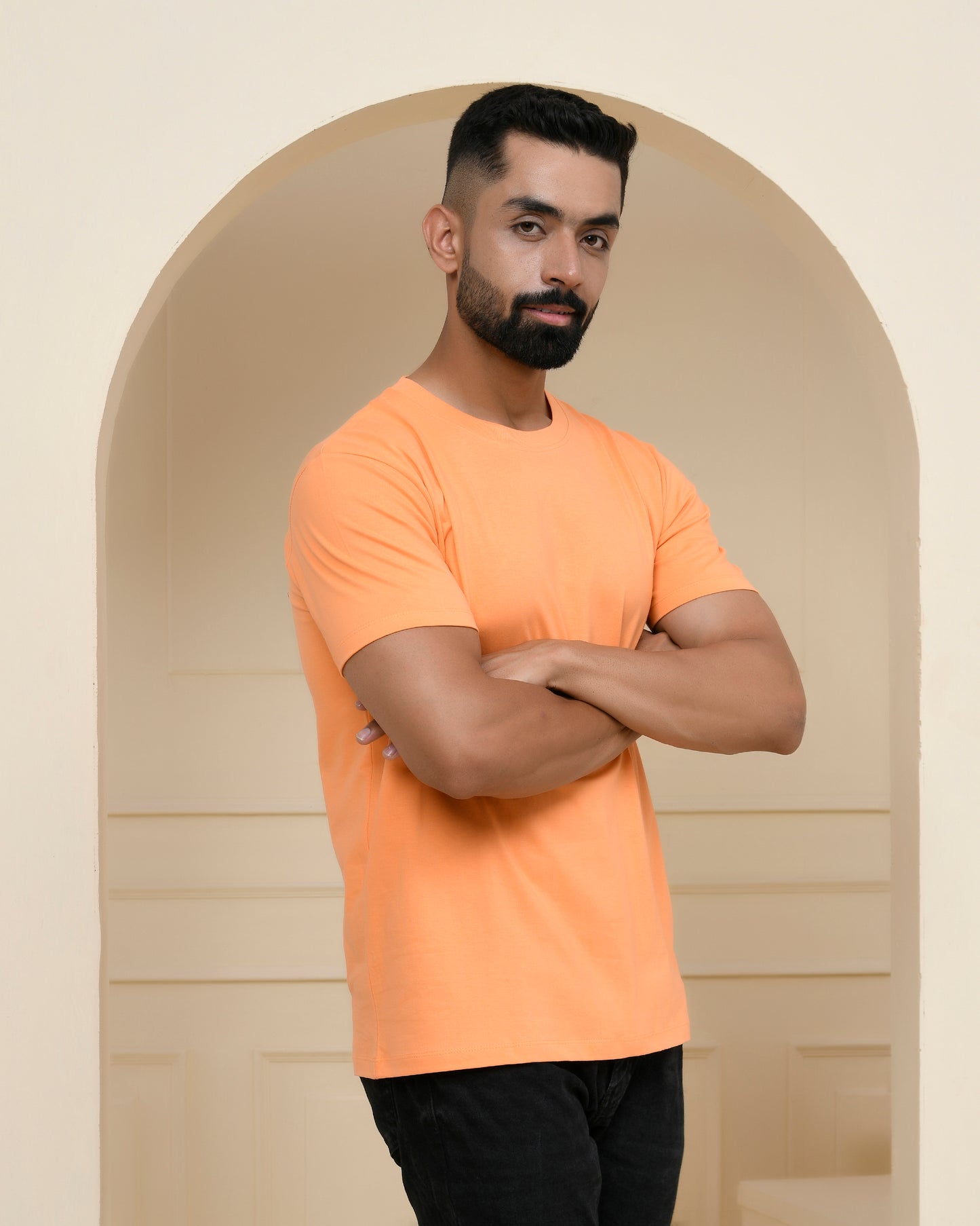 Tangerine Plain T-Shirt