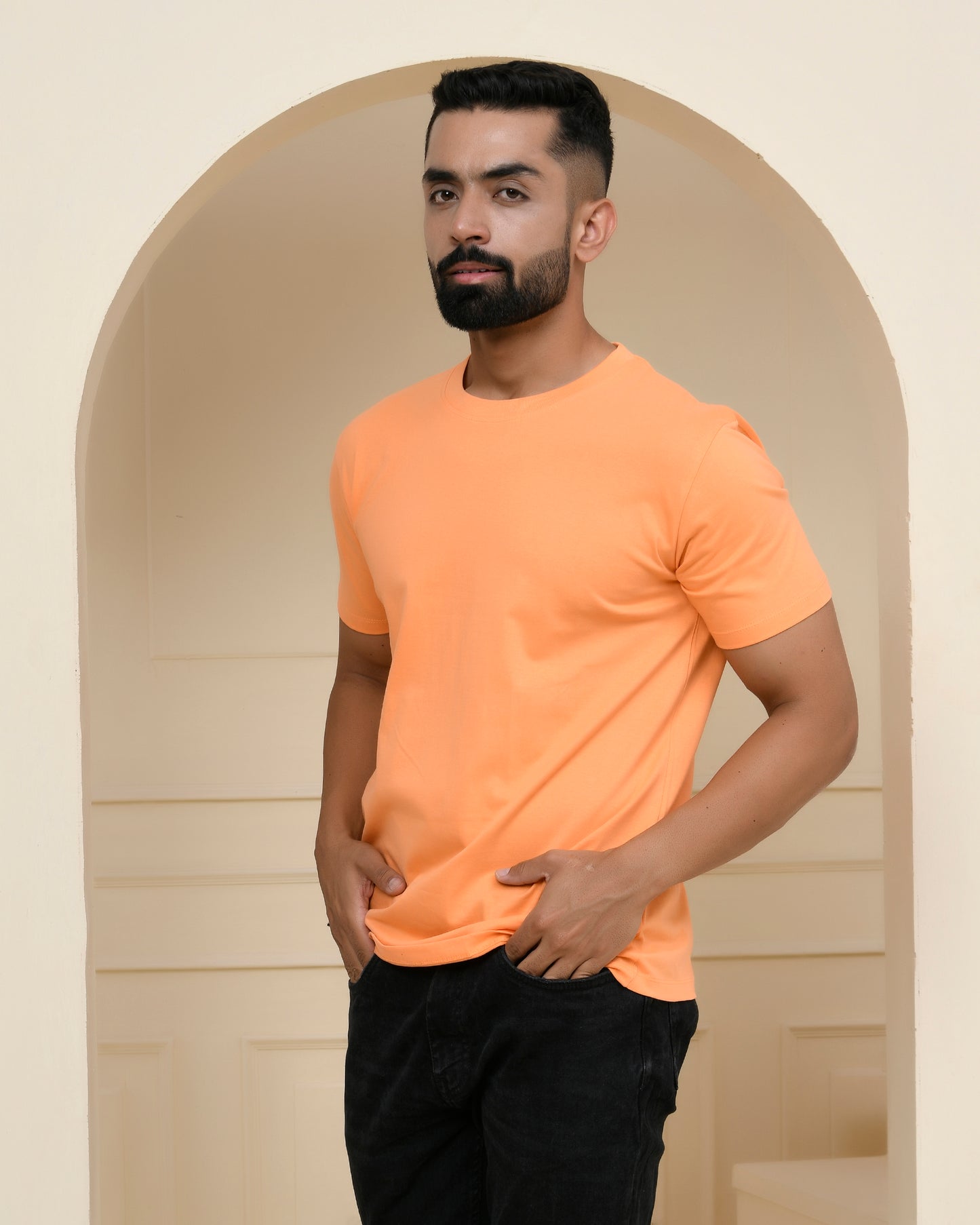 Tangerine Plain T-Shirt