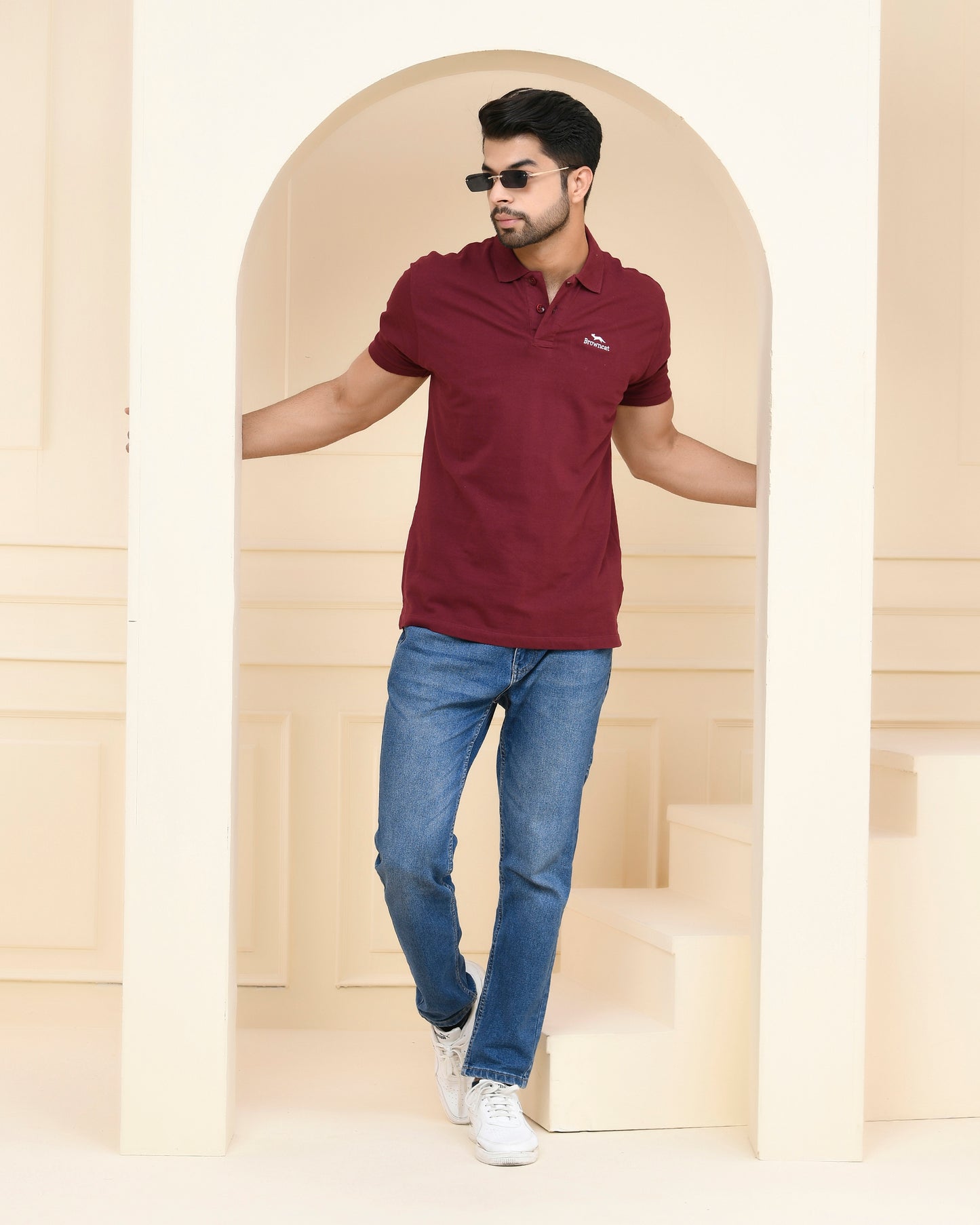 Maroon Polo T-shirt