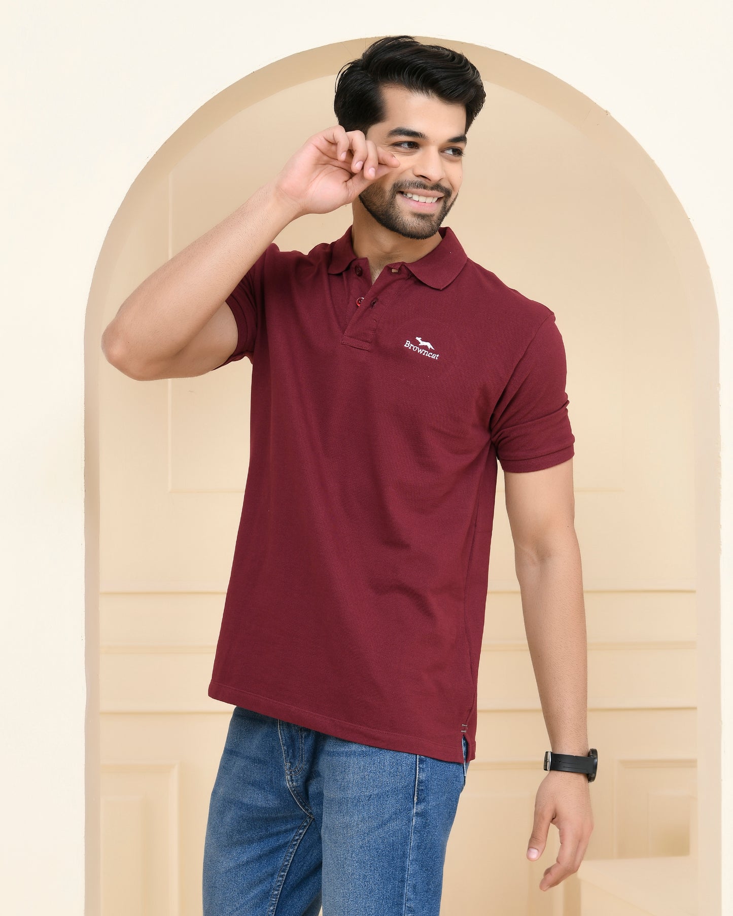 Maroon Polo T-shirt