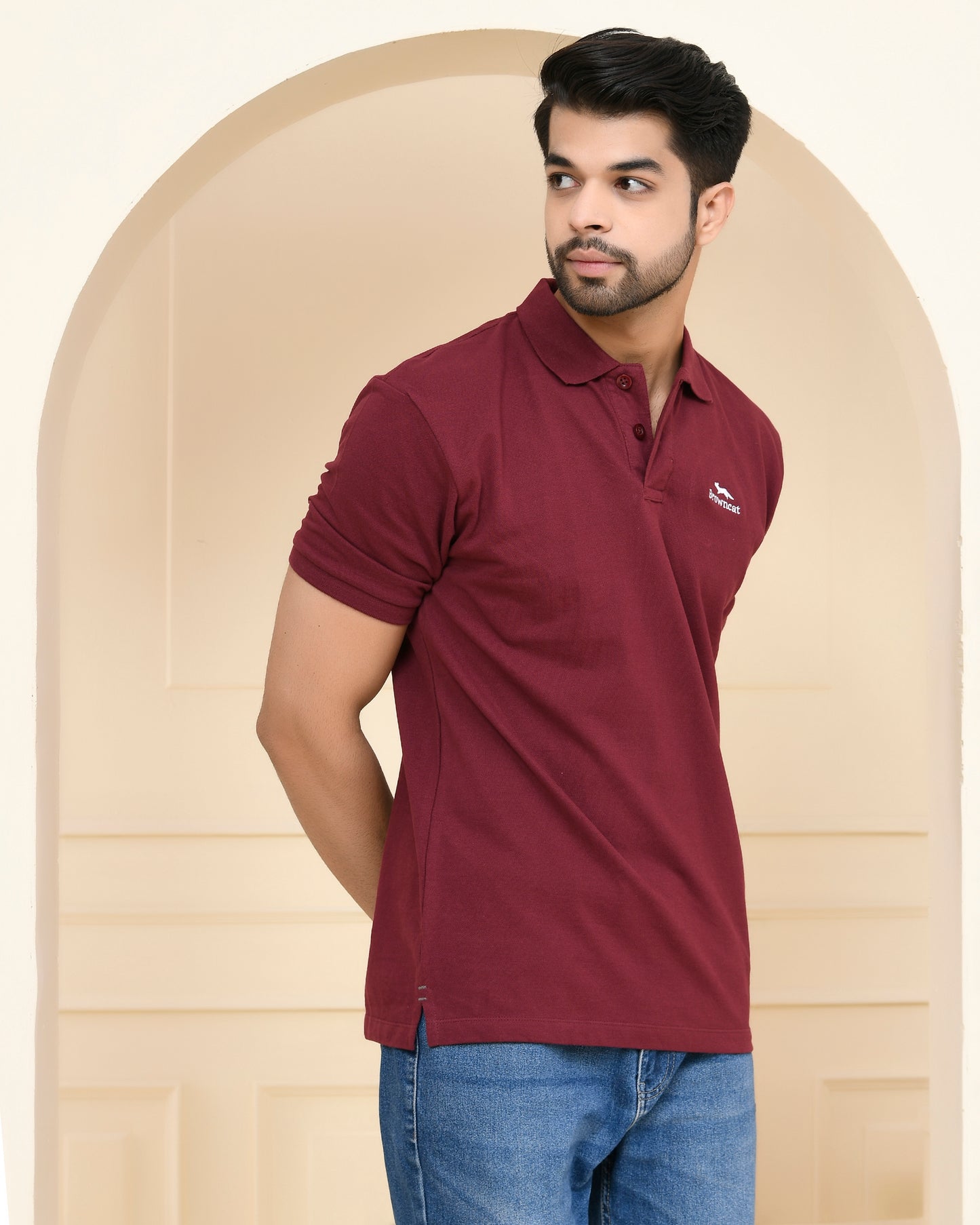 Maroon Polo T-shirt