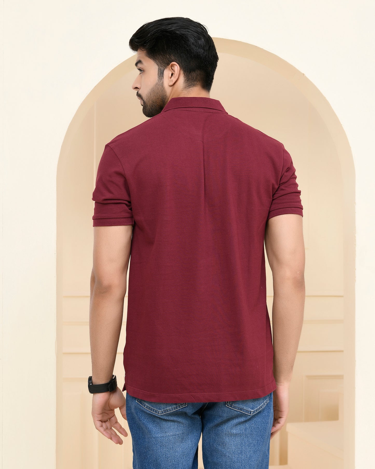 Maroon Polo T-shirt