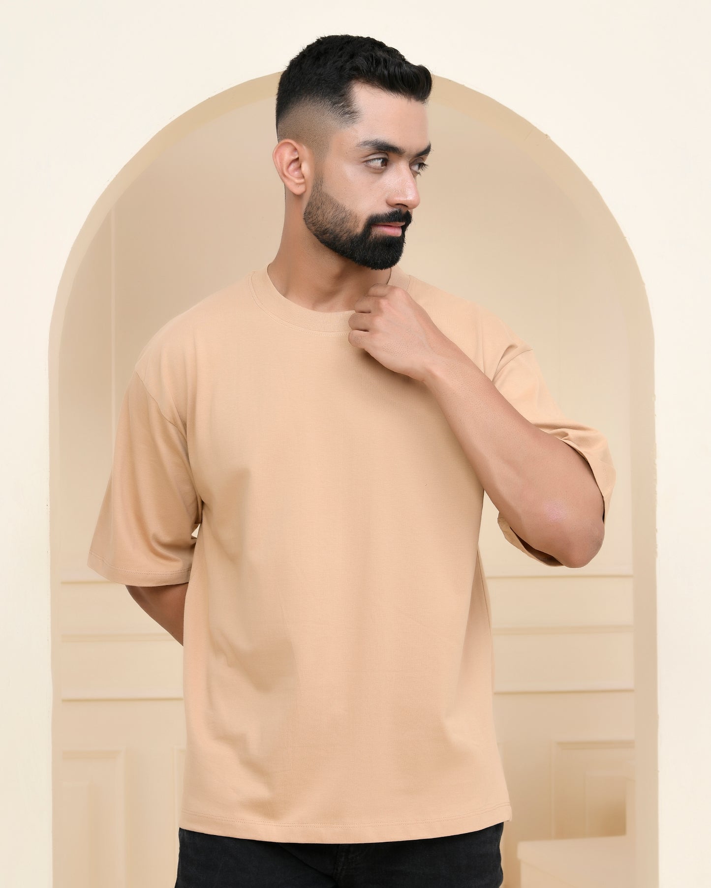 Taupe Oversized T-Shirt