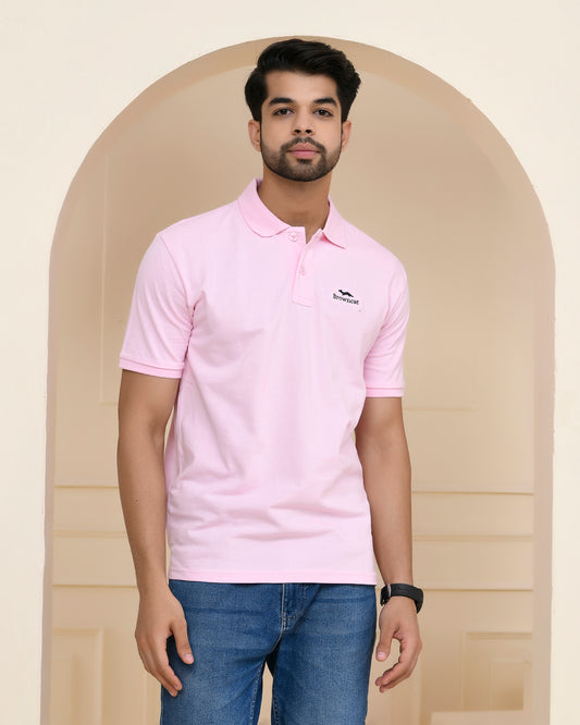 Soft Pink Polo T-shirt