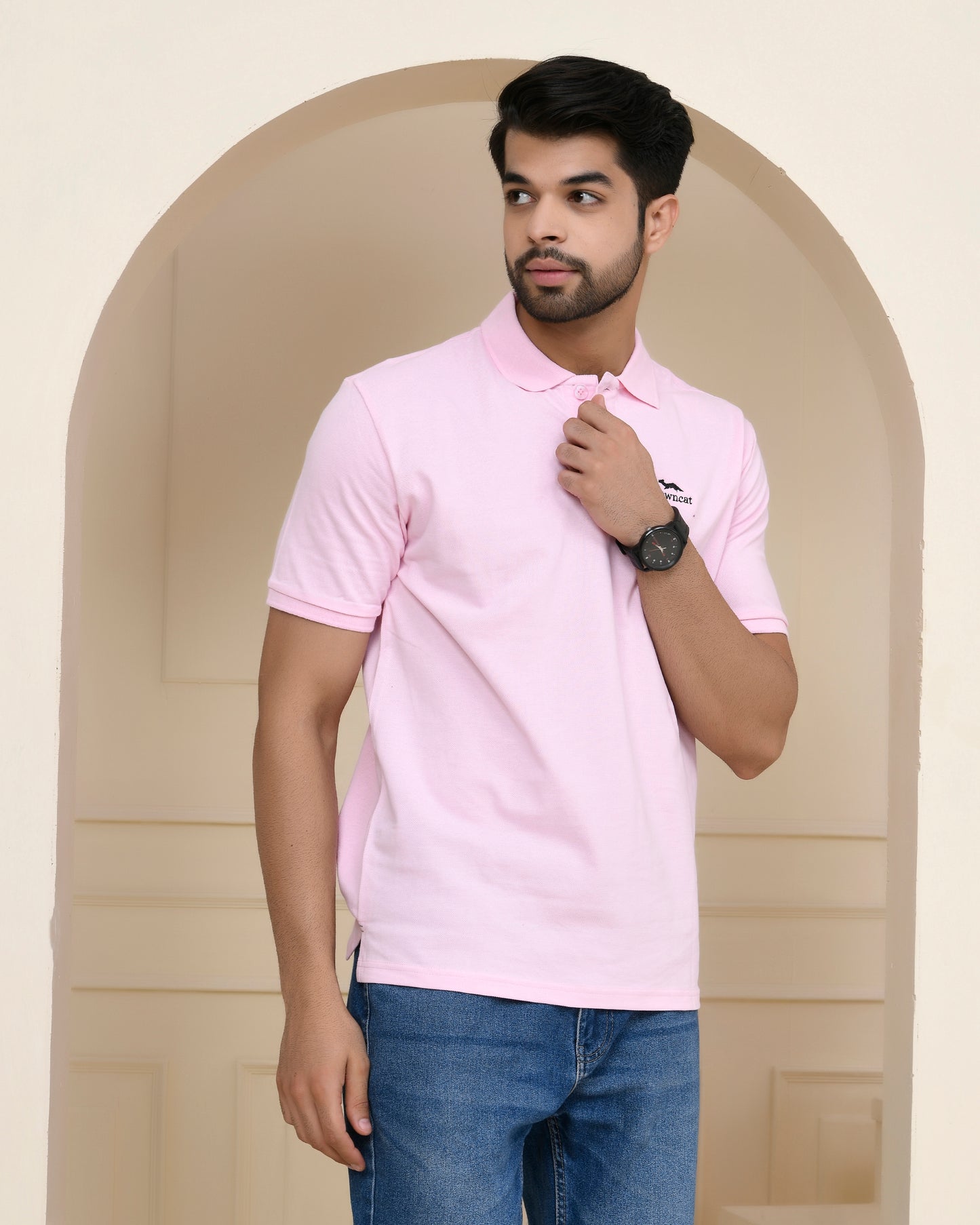 Soft Pink Polo T-shirt