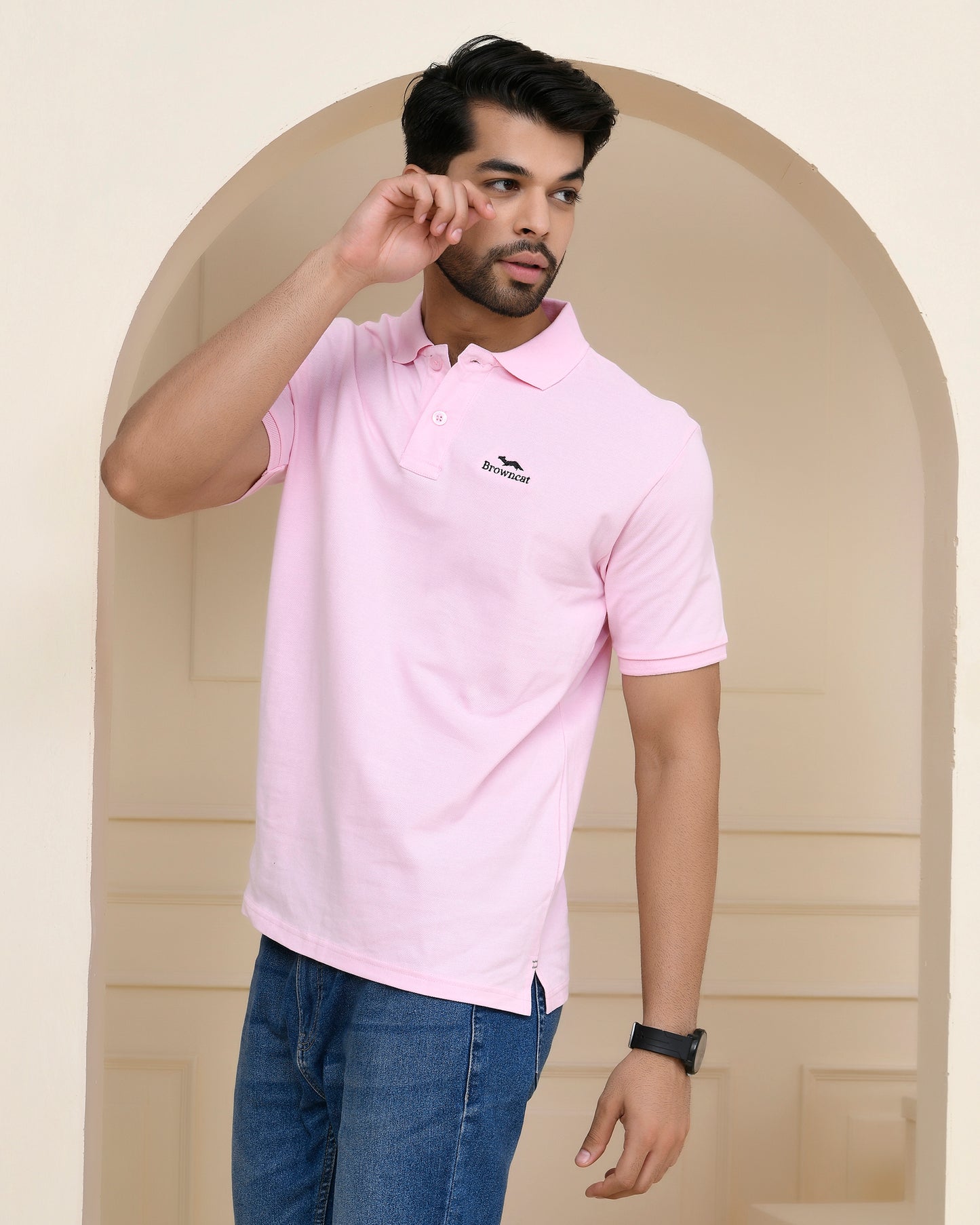 Soft Pink Polo T-shirt