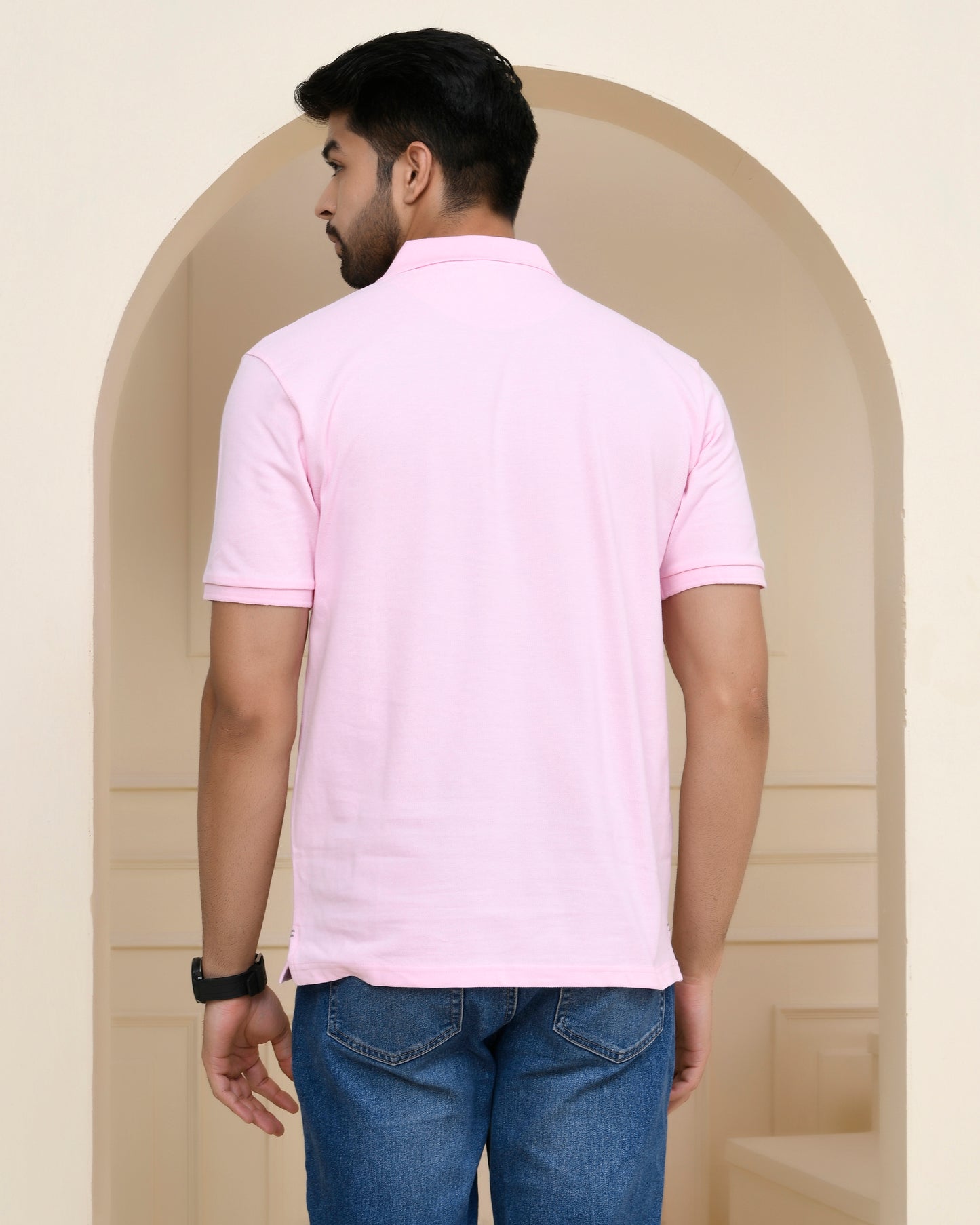 Soft Pink Polo T-shirt