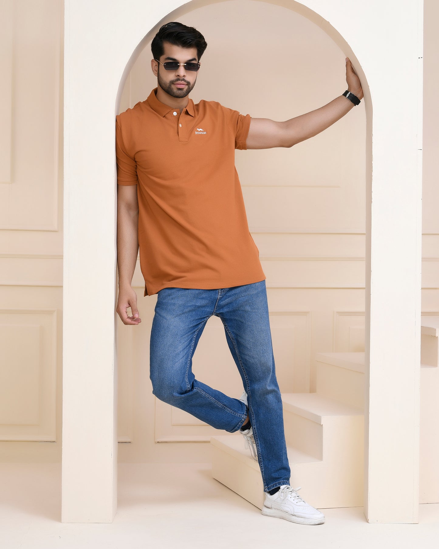 Umber Polo T-shirt