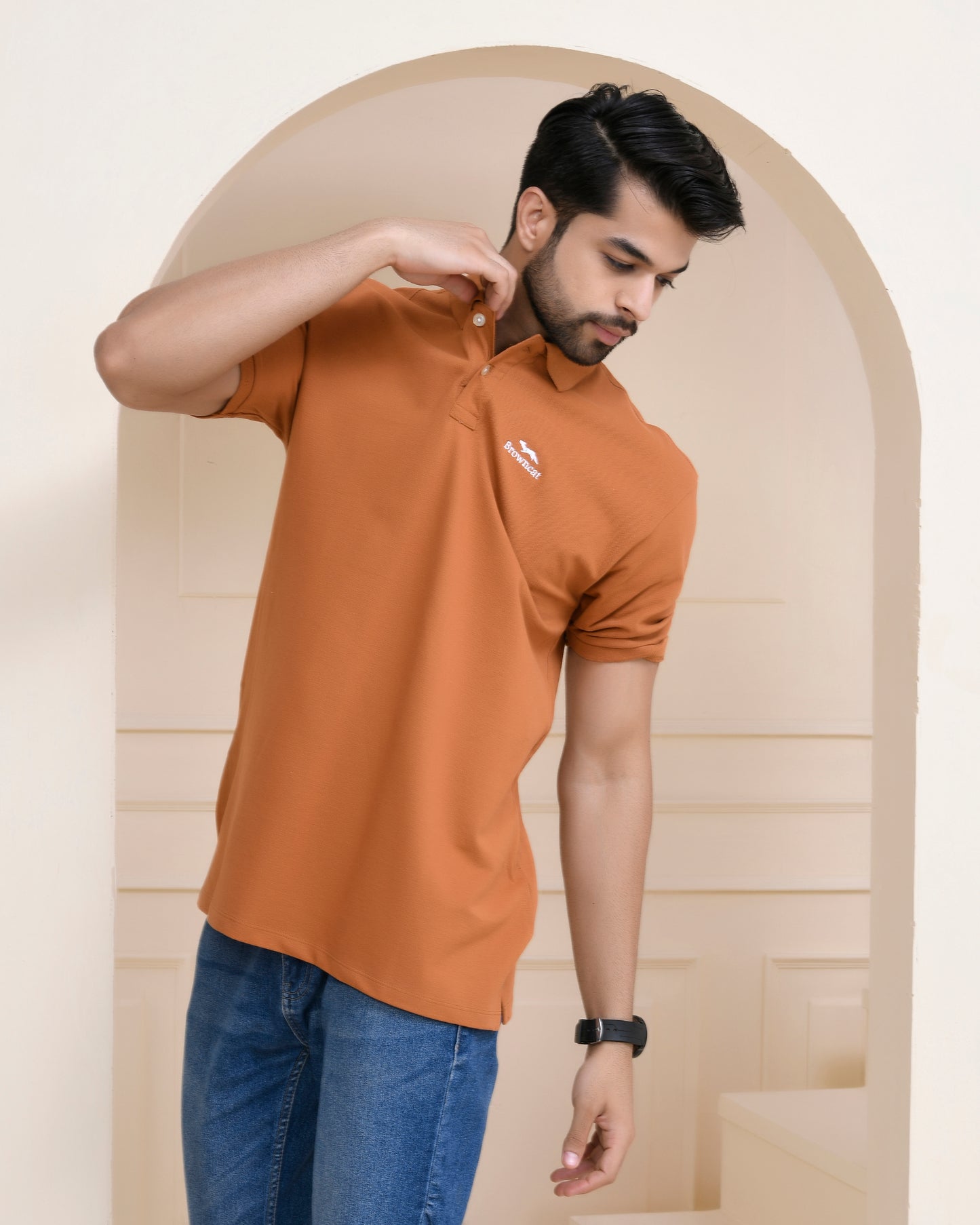 Umber Polo T-shirt