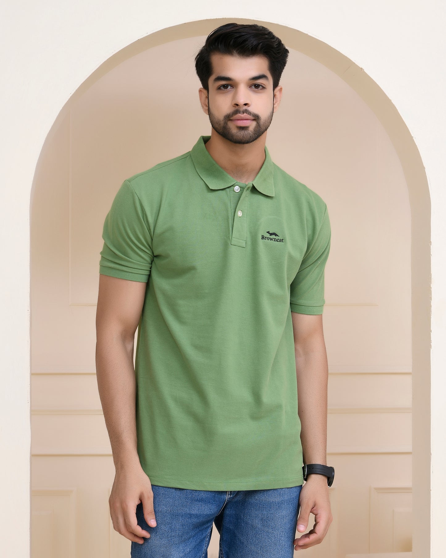 Moss Green Polo T-Shirt