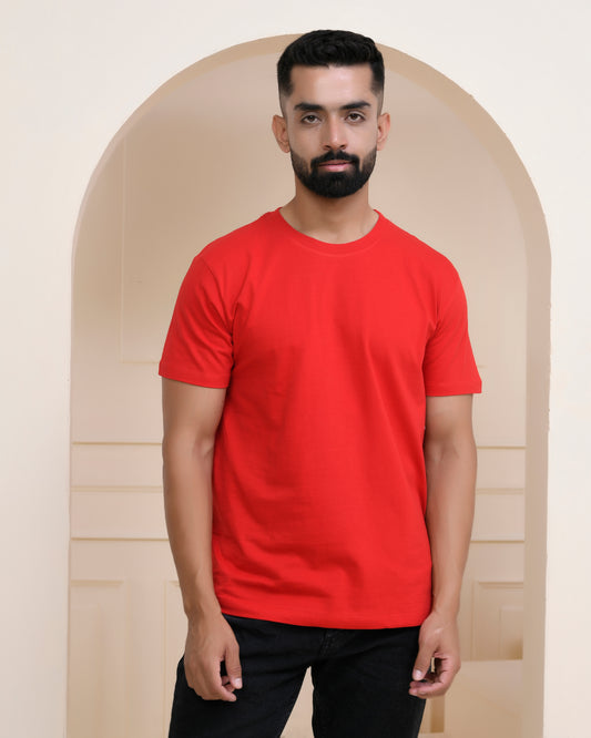 Red Plain T-Shirt