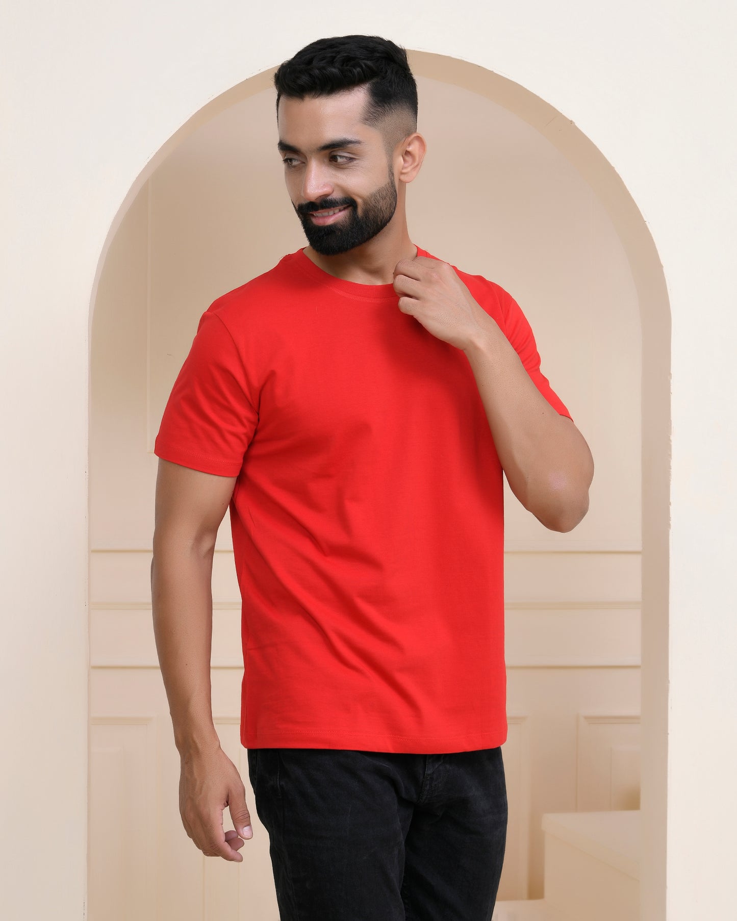 Red Plain T-Shirt