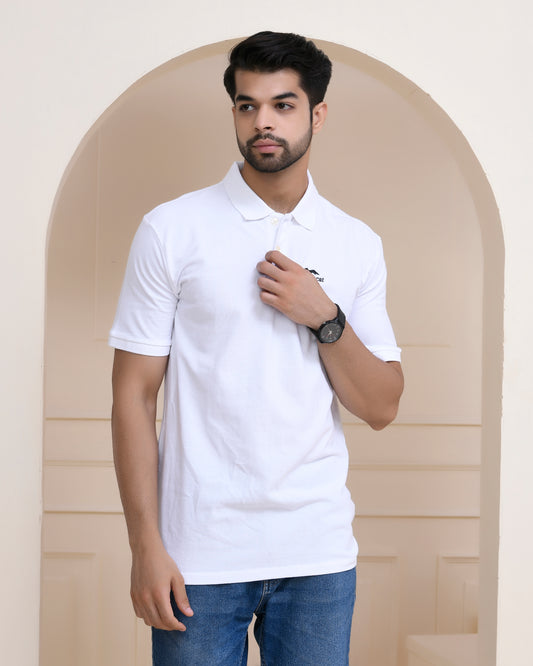 White Polo T-shirt