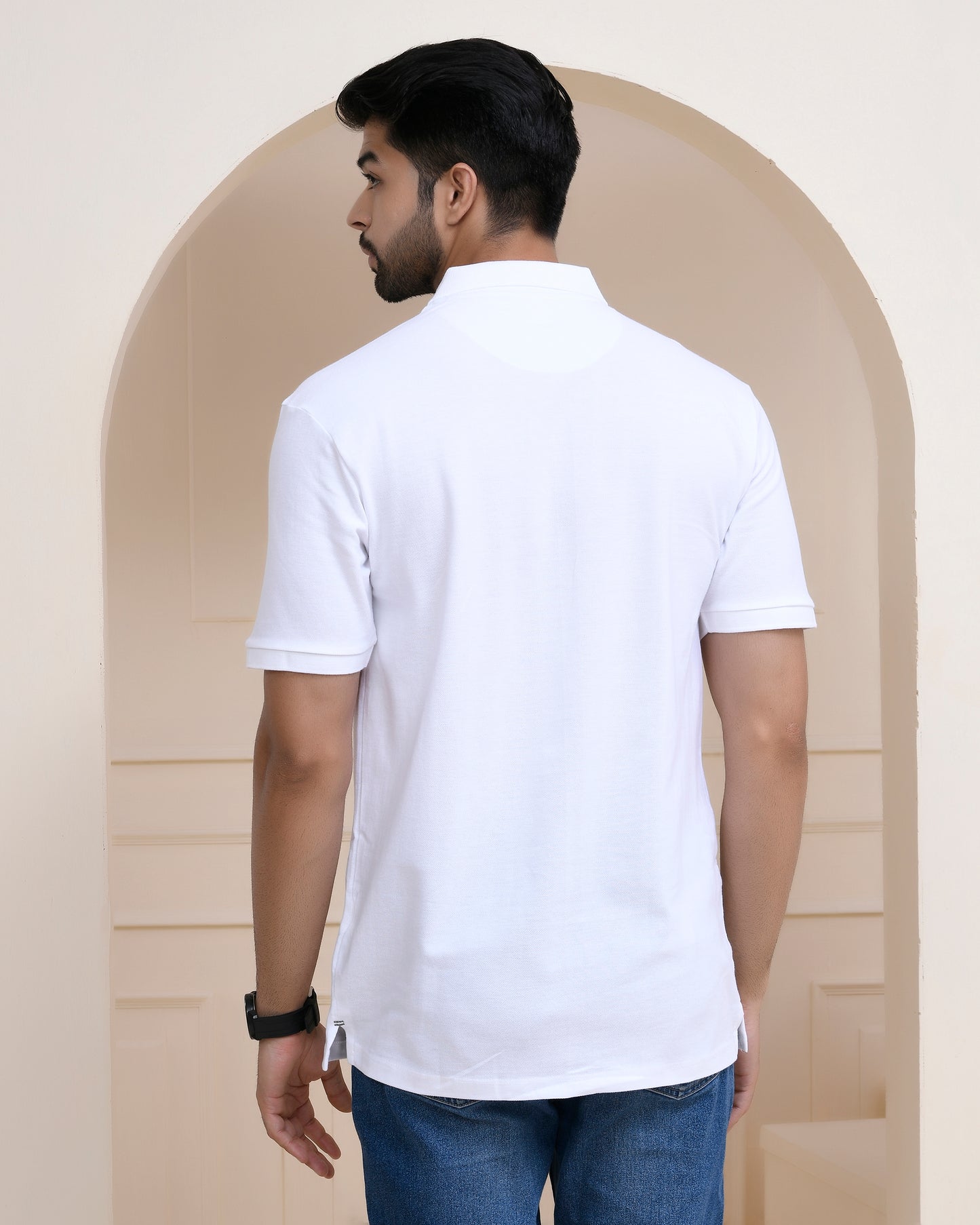 White Polo T-shirt