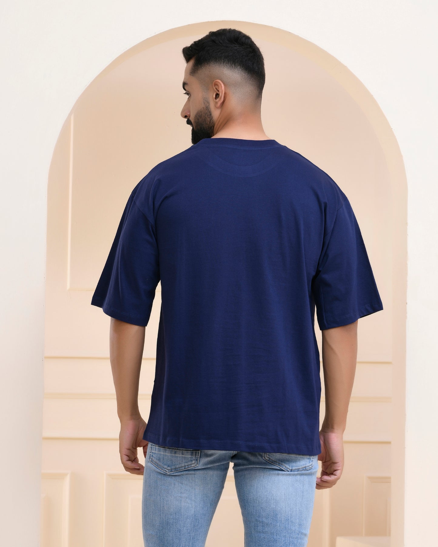 Navy Blue Oversized T-Shirt