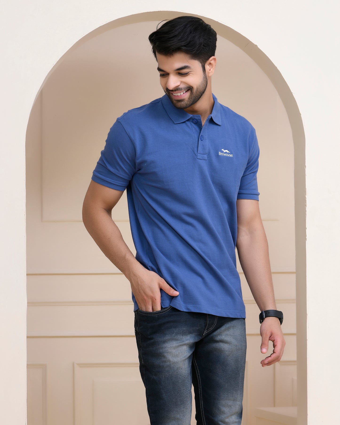 Marlin Blue Polo T-Shirt