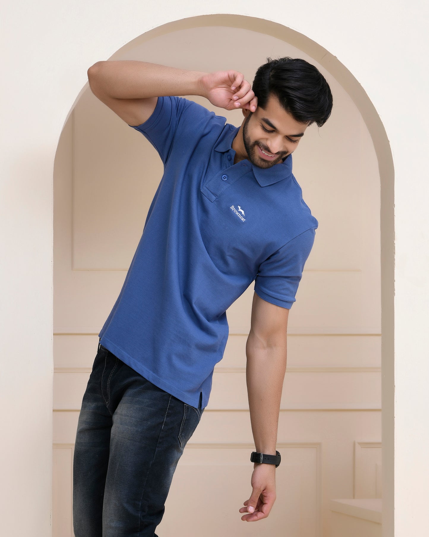 Marlin Blue Polo T-Shirt