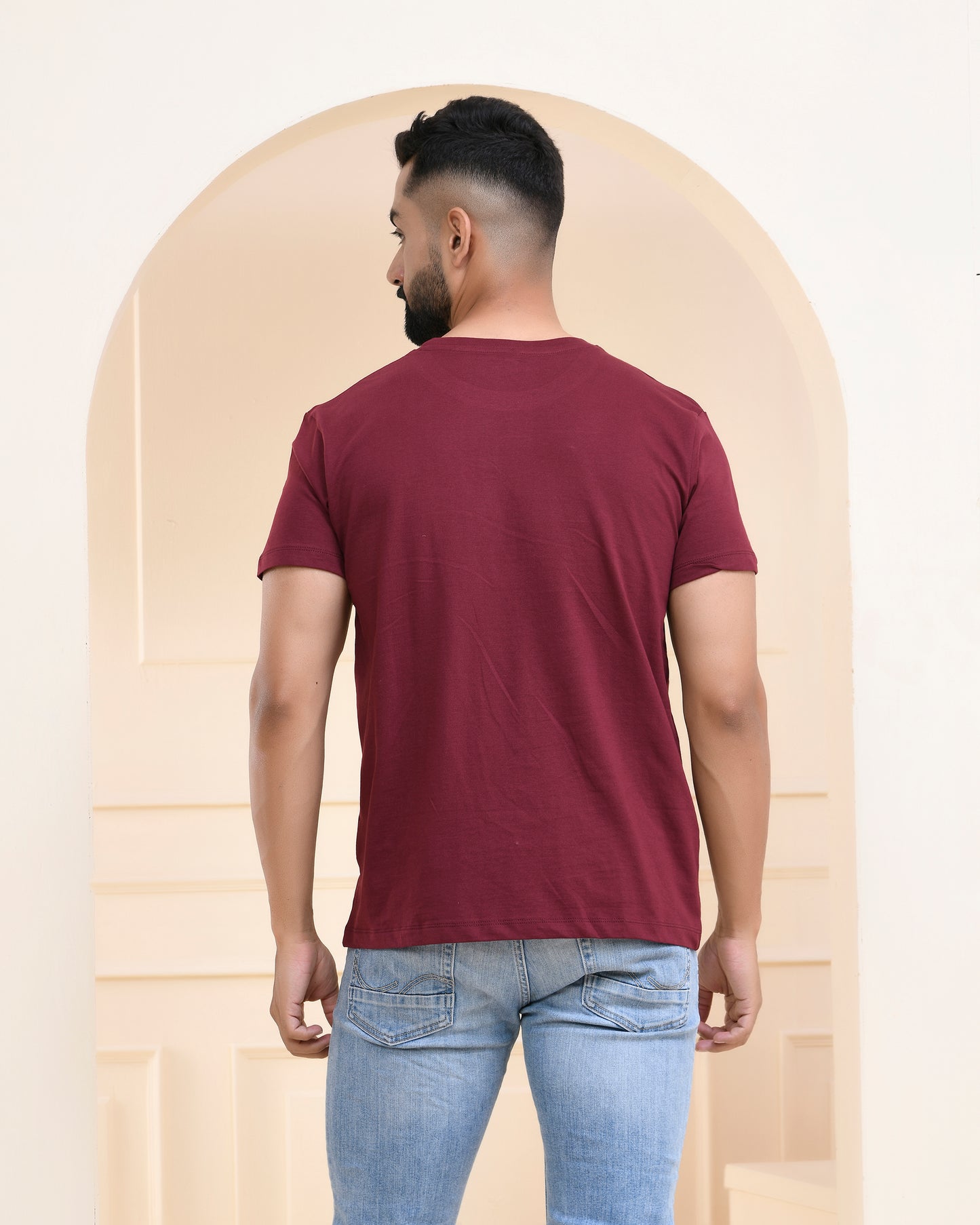 Maroon Plain T-Shirt